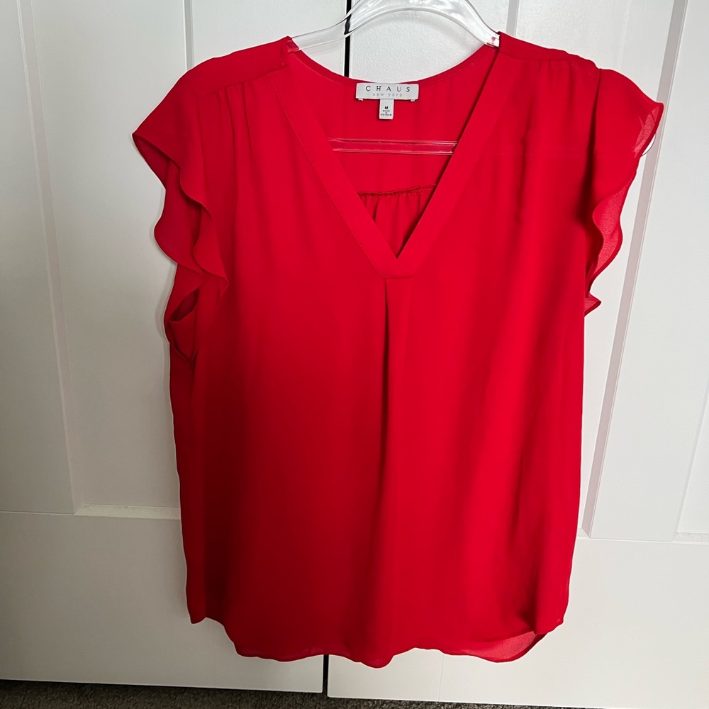 Chaus Red Blouse